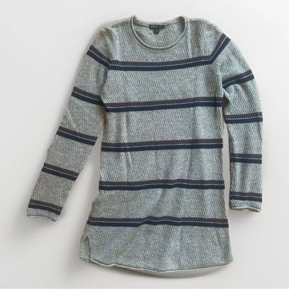 James Perse Cashmere Striped Sweater Dress Size 2 - Picture 1 of 5